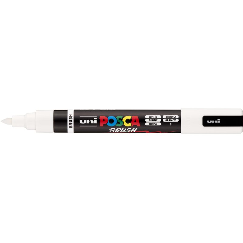 POSCA marqueur pigmentaire pointe pinceau, rose clair, 1,0-4 mm